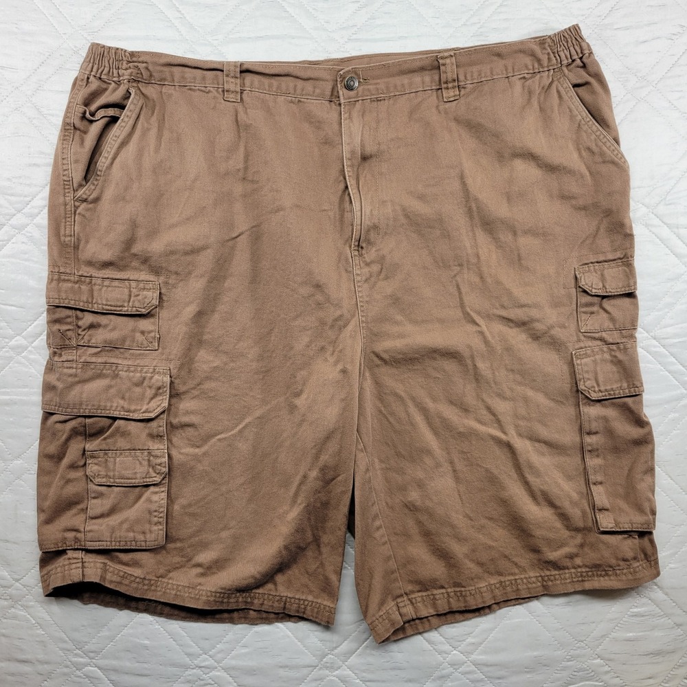 Boulder Creek brown cargo shorts waist 48